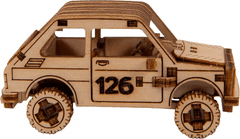 Wooden city 3D sestavljanka Superfast Rally Car 3