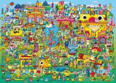 Heye Puzzle Pisala so moji prijatelji: Doodle Village 1000 kosov