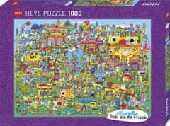 Heye Puzzle Pisala so moji prijatelji: Doodle Village 1000 kosov