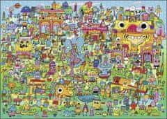 Heye Puzzle Pisala so moji prijatelji: Doodle Village 1000 kosov