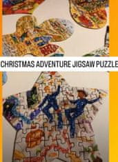 Gibsons Puzzle Adventni koledar za 24 dni: božična pustolovščina 1232 kosov