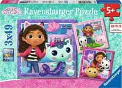 Ravensburger Gaby's Magic House Puzzle 3x49 kosov