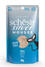 Schesir Cat pocket Senior Lifestage Mousse chicken 80g