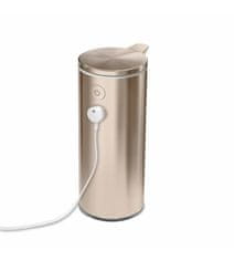 Simplehuman Dozator za milo brez dotika - 266 ml, jeklo Rose Gold, možnost polnjenja