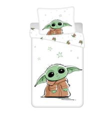 Jerry Fabrics Vključeno posteljnino Star Wars Baby Yoda Bombaž, 140/200, 70/90 cm