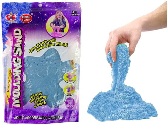 Lean-toys Kinetični pesek, moder