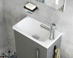 TBoss Kopalniška omarica z umivalnikom Lux 50 cm, siva mat