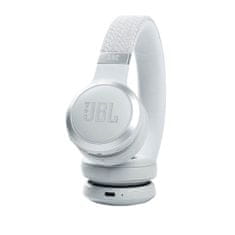 JBL Live 460NC Bluetooth naglavne brezžične slušalke, bele