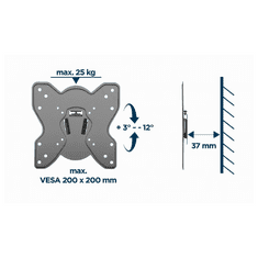 Gembird Nosilec za LCD TV WM-42T-03 23"-42"