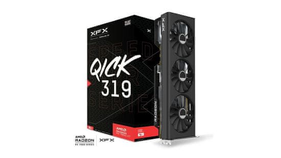 XFX Speedster QICK 319 Radeon RX 7800 XT Core Edition grafična kartica, 16GB GDDR6 (RX-78TQICKF9)