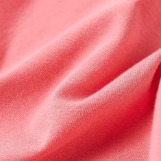 Vidaxl Otroška majica z dolgimi rokavi roza 104