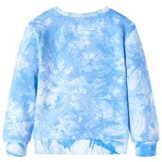 Vidaxl Otroški pulover nežno modra 128