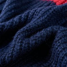 Vidaxl Otroški pulover pleten mornarsko moder 104
