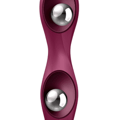 Satisfyer Double Ball-R - Rdeči dildo