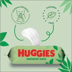 Huggies robčki PACK 2 x Natural Care Triplo, 2x 168 kosov