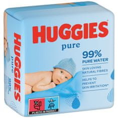 Huggies robčki PACK 2x Pure Triplo 2x, 168 kosov