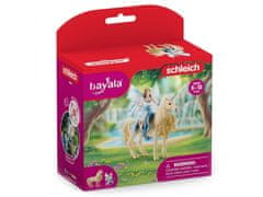 Schleich SLH42508 Schleich Bayala - Eyela na zlatem samorogu, otroške figurice 5+ 