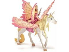 Schleich SLH70568 Schleich Bayala - Feya s pegazom-enožerogom, figurice za otroke od 5. leta dalje 