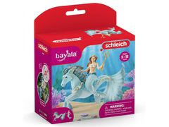 Schleich SLH70594 Schleich Bayala - Morska vila Eyela na morskem konju, otroške figurice 5+ 