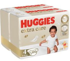 Huggies mesečno pakiranje Extra Care št. 4 -120 kosov