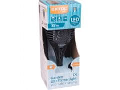 Extol Light Bakla LED s plamenom, 79cm, sončno polnjenje, 35lm, 51 ICE