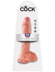 King Cock DILDO King Cock With Balls Light 10"