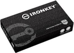 Kingston Ironkey D500S USB ključek, 256 GB, USB 3.2, FIPS 140-3 Level 3, TAA/CMMC, AES-256 bit