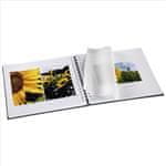 Hama Foto album FINE ART 36x32 cm, 50 strani, siv, bele strani, spirala, lepilo