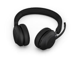 Jabra Slušalke Evolve2 65 s stojalom, Link 380a MS, stereo, črne