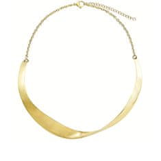 Breil Moderna pozlačena ogrlica za ženske Retwist TJ3458