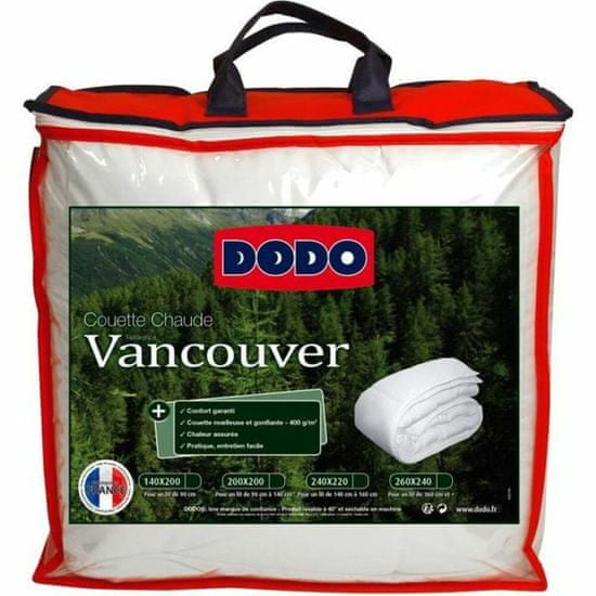 NEW Nordijsko polnilo DODO Vancouver Bela 400 g /m² 140 x 200 cm