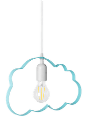 Toolight OBLAČNO MODRA VISEČA SVETILKA