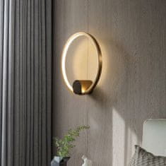 Toolight Stenska svetilka LED APP1385-CW OLD GOLD 30cm