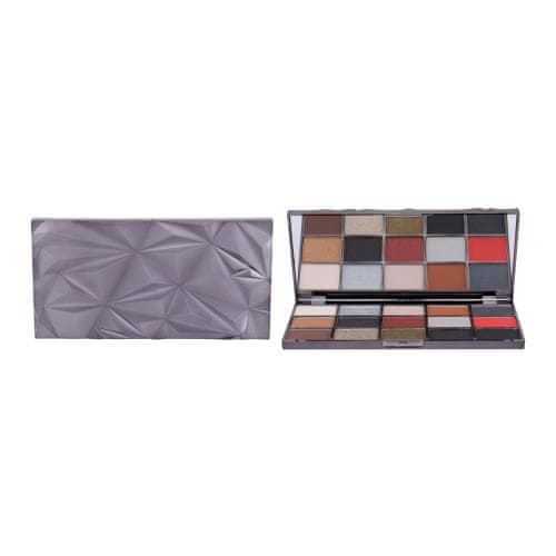 Makeup Revolution Glass Black Ice paletka senčil za oči 16.5 g