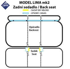 Cappa Autopotahy Perfetto EL Mitsubishi Outlander šedá