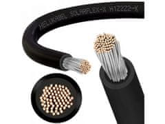 Helukabel Črna sončna kabel za fotovoltaične sisteme 4mm² - SOLARFLEX-X H1Z2Z2-K Made in Germany 1 metri