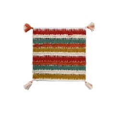 DKD Home Decor Prevleka za blazino DKD Home Decor Črte Pisana 50 x 1 x 50 cm