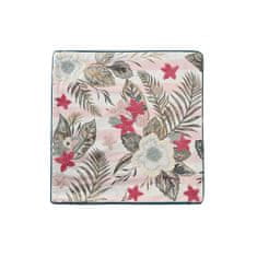 DKD Home Decor Prevleka za blazino DKD Home Decor Roza Zelena Tropical 50 x 1 x 50 cm