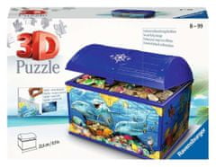 Ravensburger Puzzle 3D škatla za shranjevanje s pokrovom Podvodni svet/216 kosov