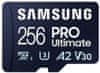 Samsung PRO Ultimate spominska kartica, micro SDXC, 256 GB, U3, V30, A2, UHS-I, z SD adapterjem