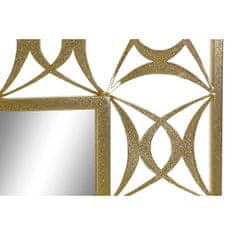 NEW Stensko ogledalo DKD Home Decor Zlat Kovina Kristal 30 x 40 cm 66 x 2 x 91,5 cm