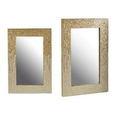 BigBuy Zrcalo Silver Mirror (2,5 x 91,5 x 61,5 cm)