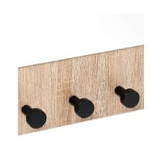 BigBuy Stensko ogledalo 5five Door Hanger Natural (50 x 37 x 6 cm)