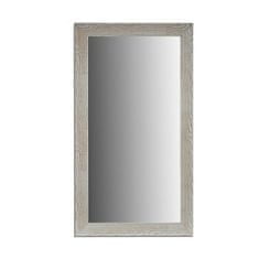 BigBuy Stensko ogledalo Wood White Glass (75 x 136 x 1,5 cm) (2 enoti)