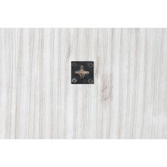 BigBuy Stensko ogledalo DKD Home Decor 120 x 2,5 x 120 cm Crystal Natural White Indian Man MDF Wood Stripped