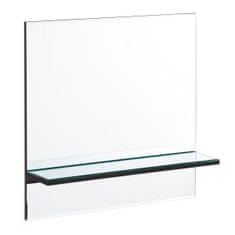 BigBuy Stensko ogledalo 45 x 11 x 45 cm Crystal Silver DMF