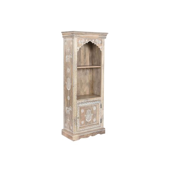 DKD Home Decor Knjigarna DKD Home Decor Modra Bela Večbarvna Naravni mangov les MDF Les 61 x 30 x 152 cm