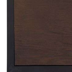 BigBuy Komoda BROWNIE Temno rjava Elov les 80 x 35 x 80 cm MDF Les