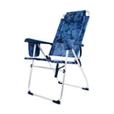 BigBuy Stol za plažo Textiline 65 x 56 x 37 cm Rože