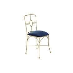NEW Jedilni Stol DKD Home Decor Modra Zlat 45 x 42 x 88,5 cm